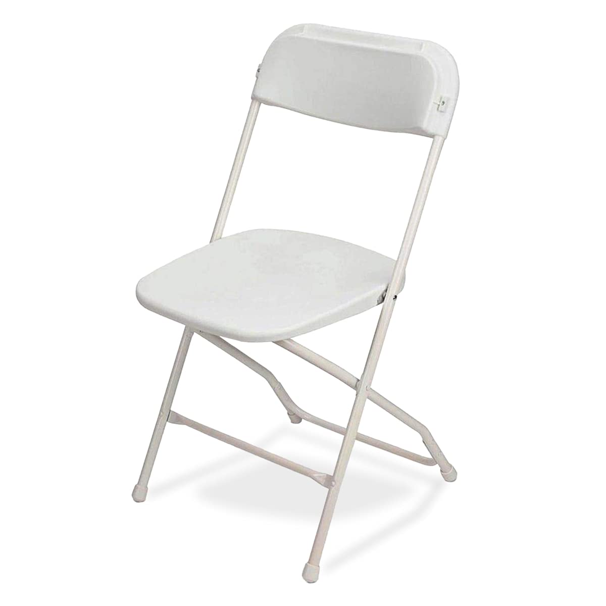 White Stackable Plastic Folding Chair 10-Pack P2002