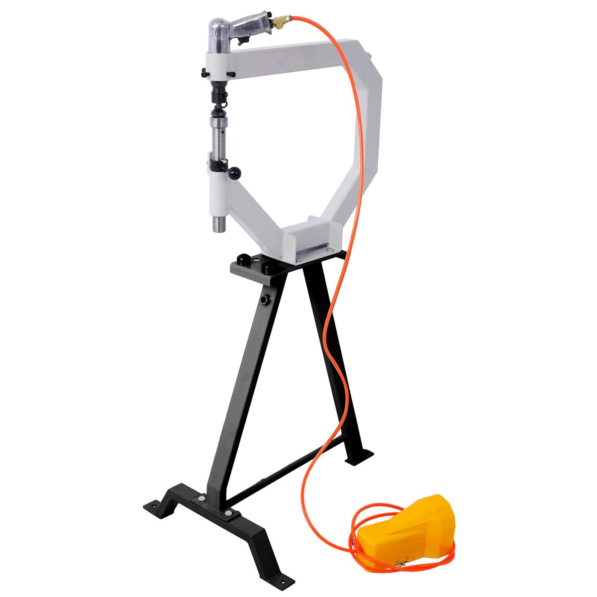 19.6" Throat Pneumatic Planishing Hammer with Steel Frame Stand and Foot Pedal Q219243
