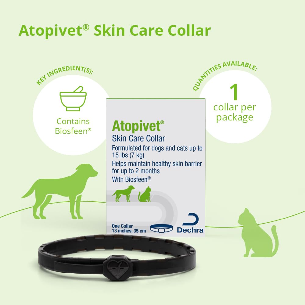 Skin Care Collar for Dogs and Cats Less Than 22 lbs U74420