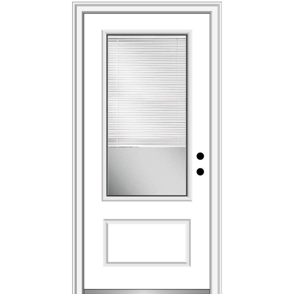 Primed Fiberglass Prehung Door 36" x 80" V32224