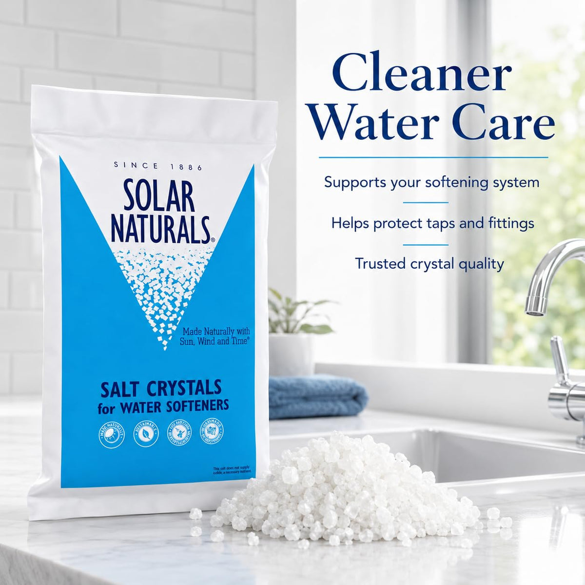 Natural Salt Crystals 40lb 4-Pack Q7534