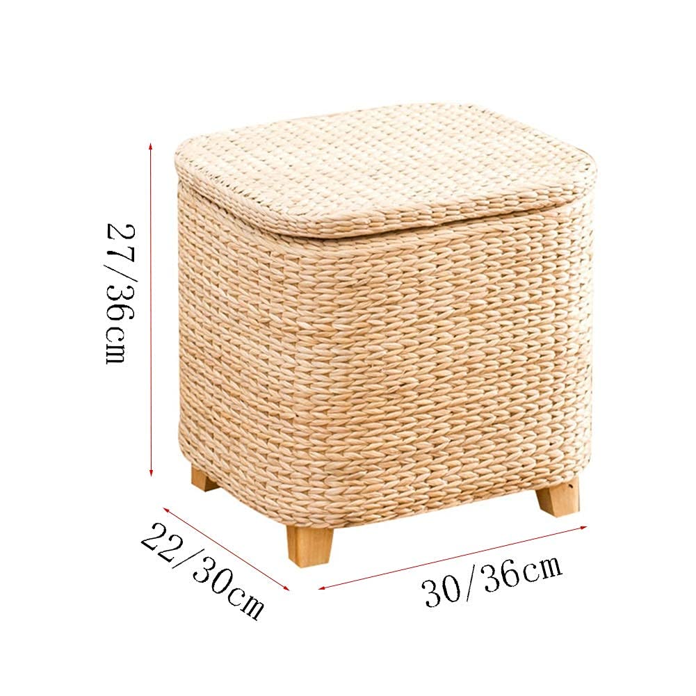 Square Woven Footstool Q9735
