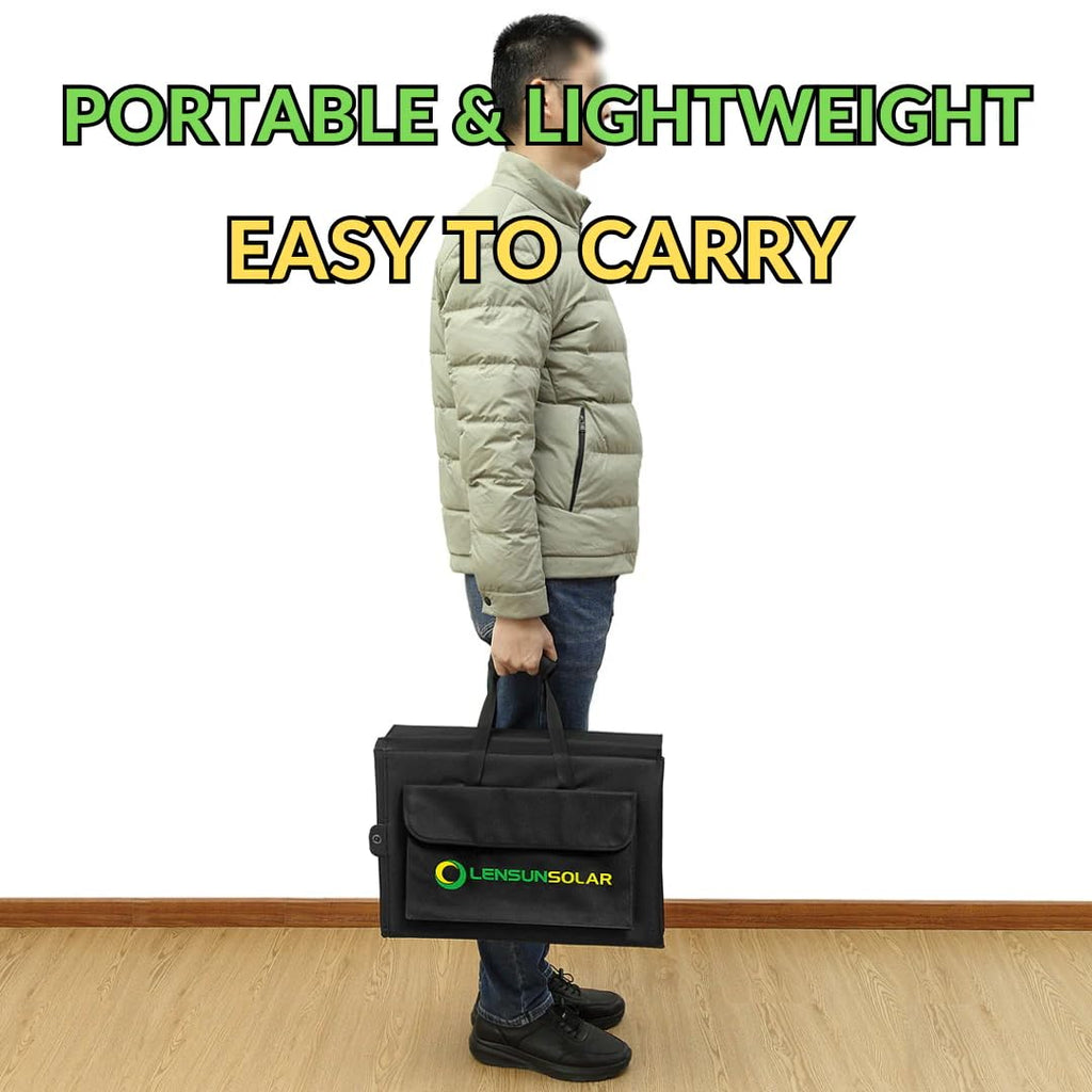 300W 12V Portable Solar Panel Blanket with 20A MPPT Charger Controller B42265