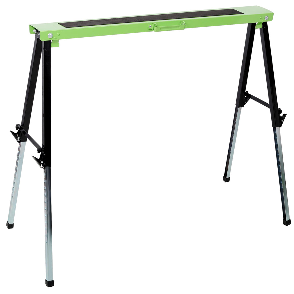 2 Pack Heavy Duty Steel Folding Sawhorse with Carry Handle M351