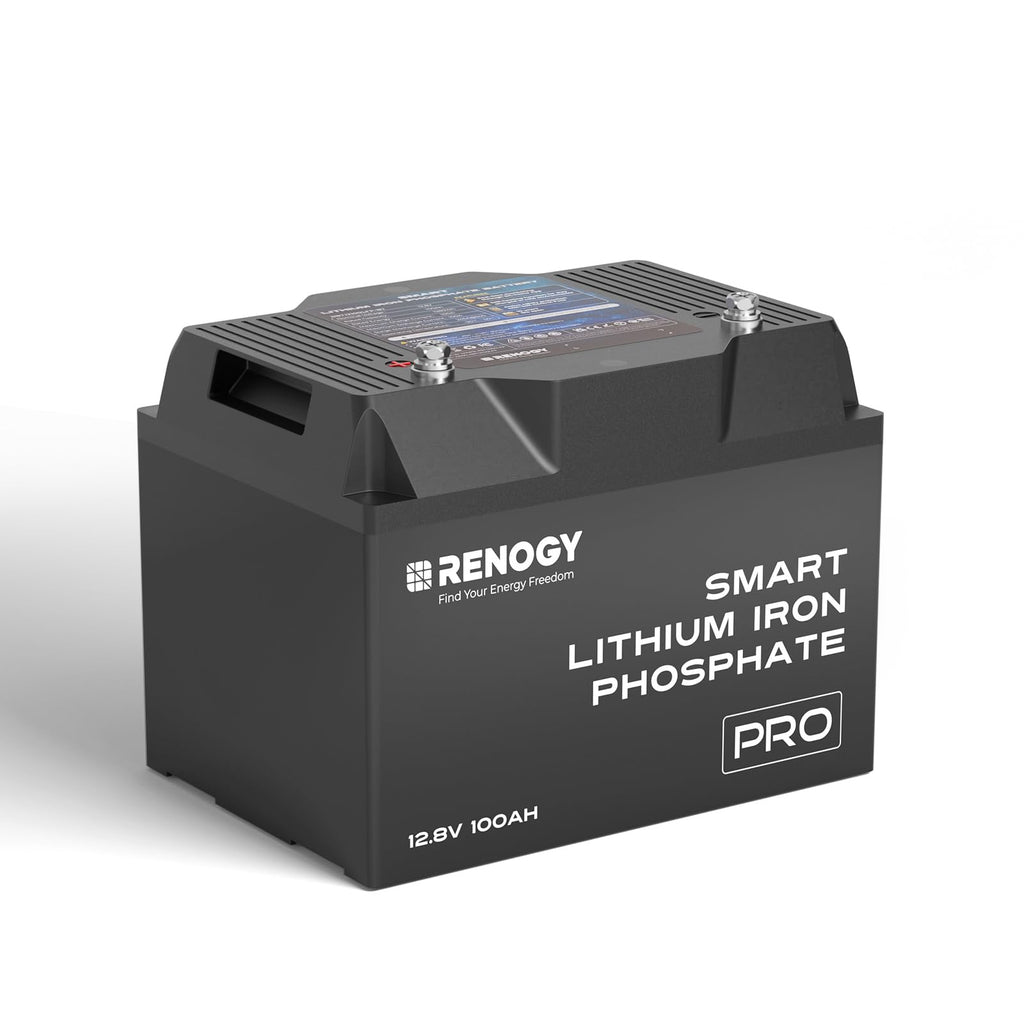 12V 100Ah Bluetooth Self-Heating Lithium LiFePO4 Deep Cycle Battery I95992