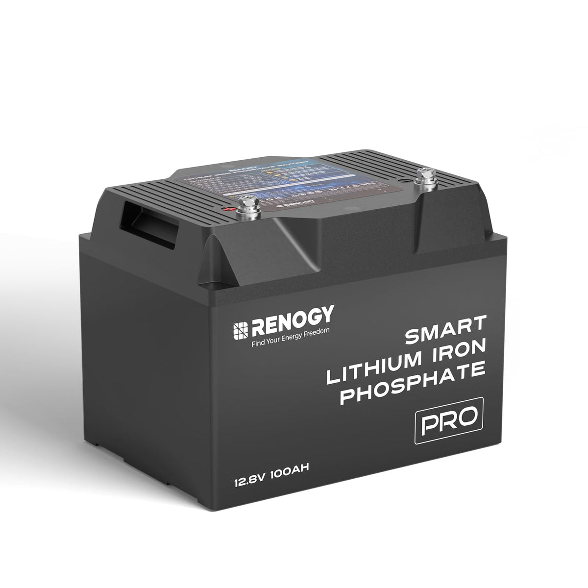 12V 100Ah Bluetooth Self-Heating Lithium LiFePO4 Deep Cycle Battery I95992