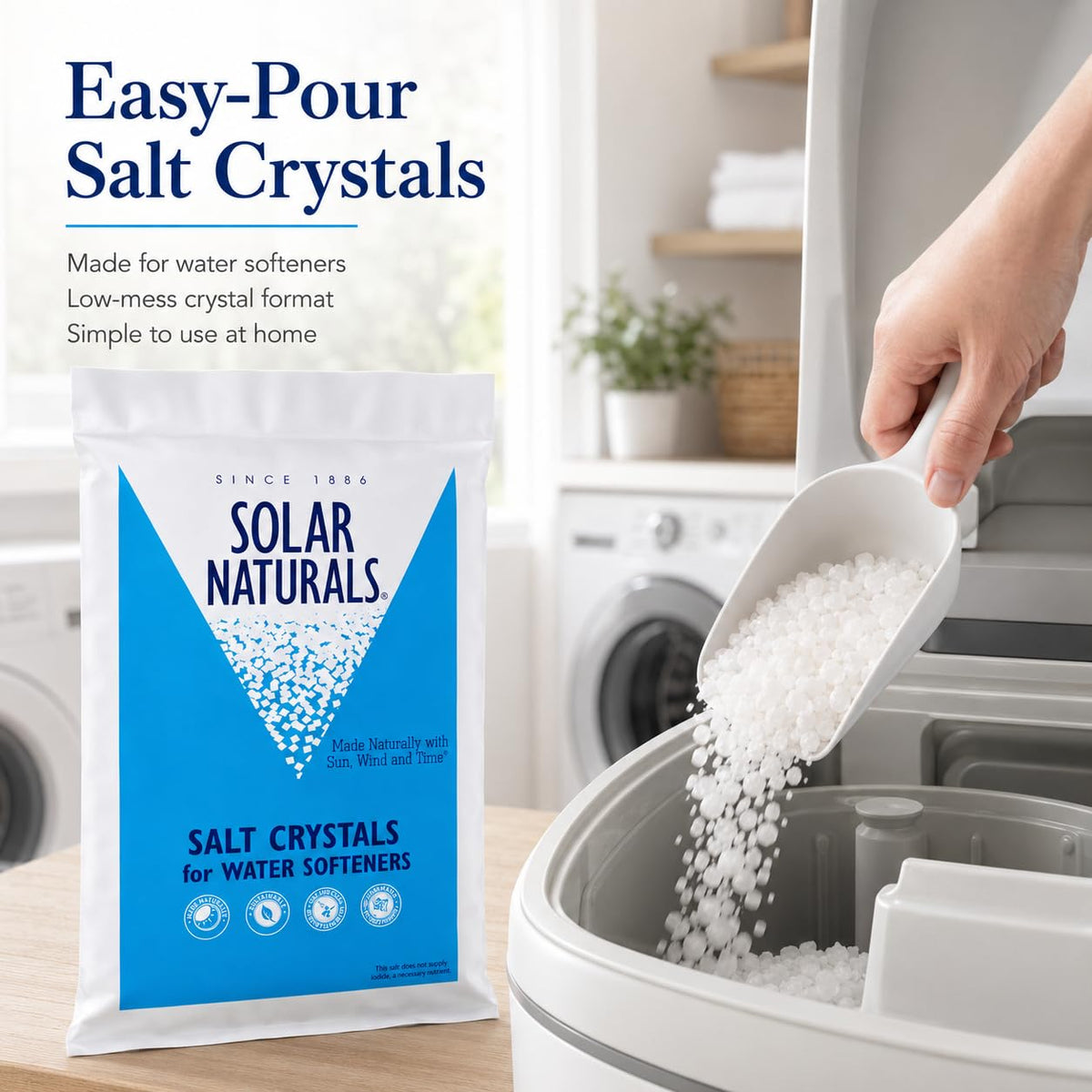Natural Salt Crystals 40lb 4-Pack Q7534