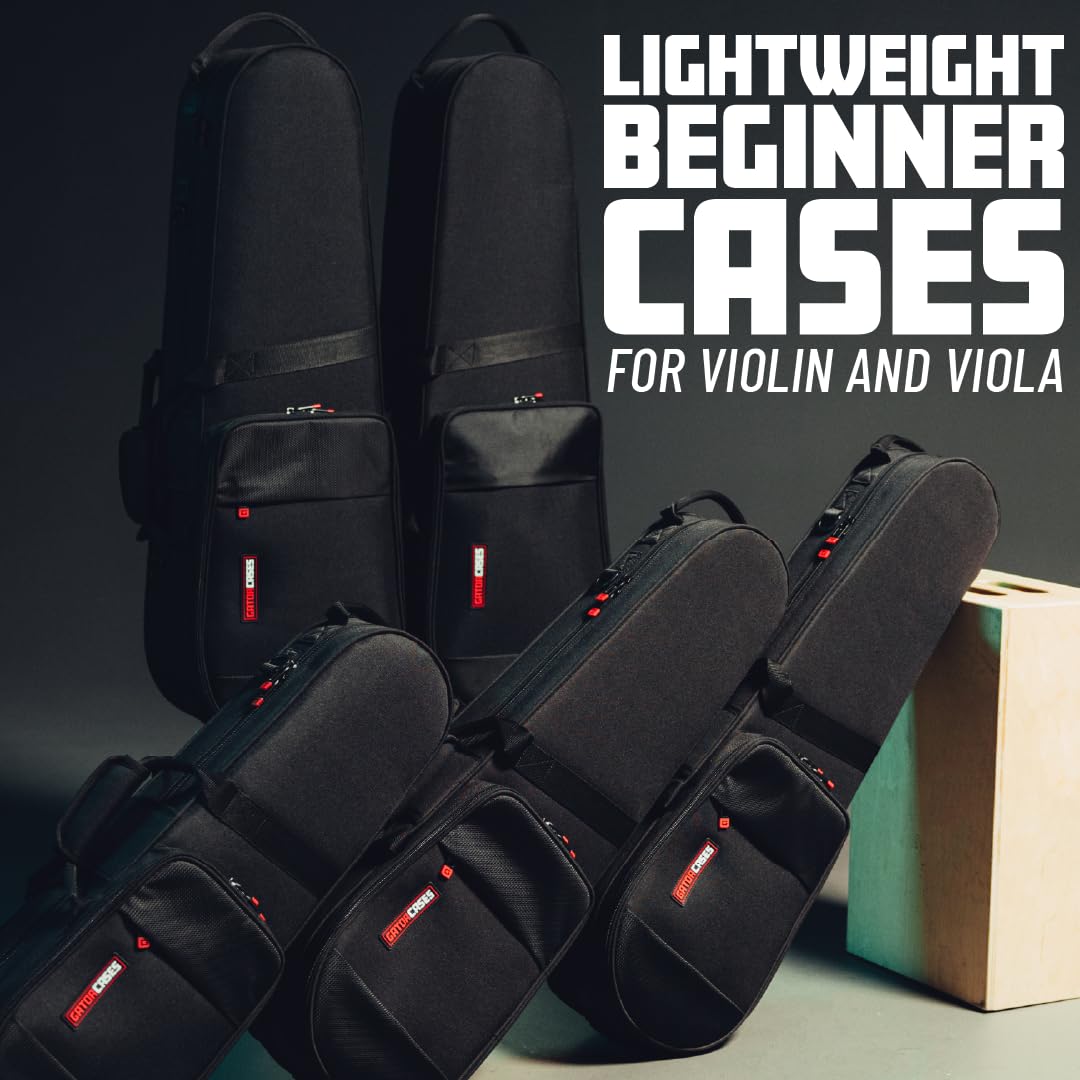Lightweight 1/2-size Violin Case with Shoulder Strap Q636