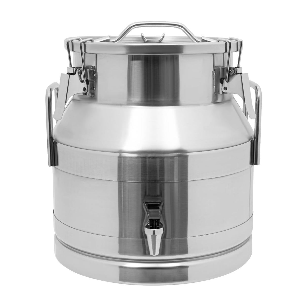 Stainless Steel Milk Can with Faucet, 20L Silicone Sealed Lid R21519