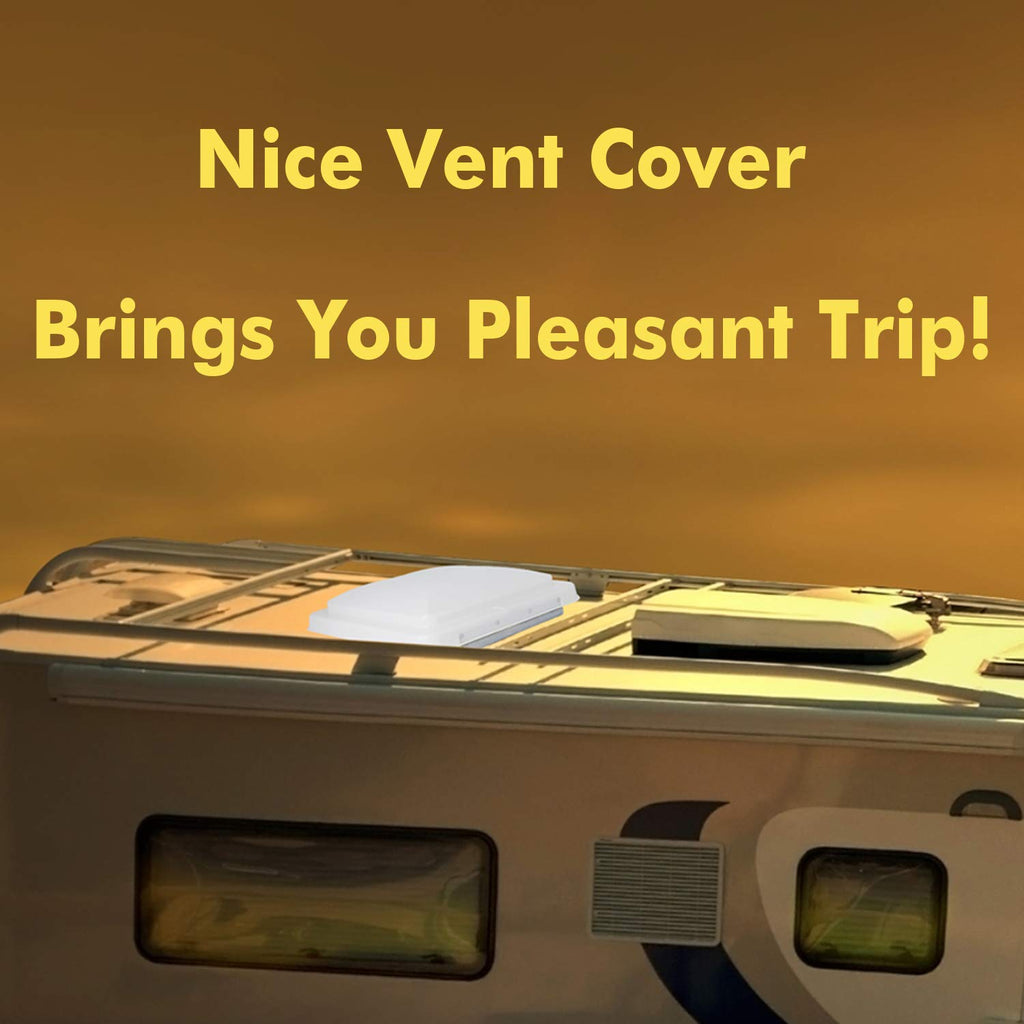 White RV Vent Lid Replacements 2-Pack D192