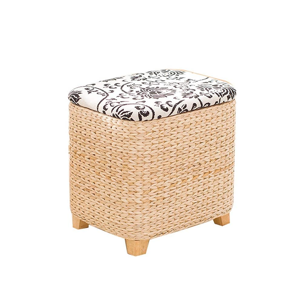 Square Woven Footstool Q9735