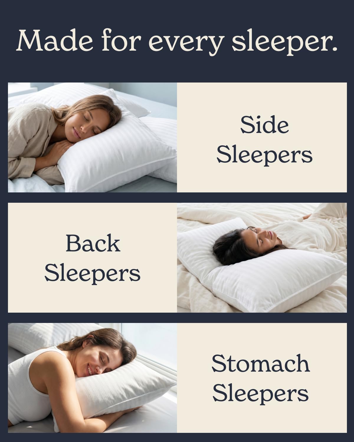 Standard/Queen Size Set of 2 Bed Pillows U75574