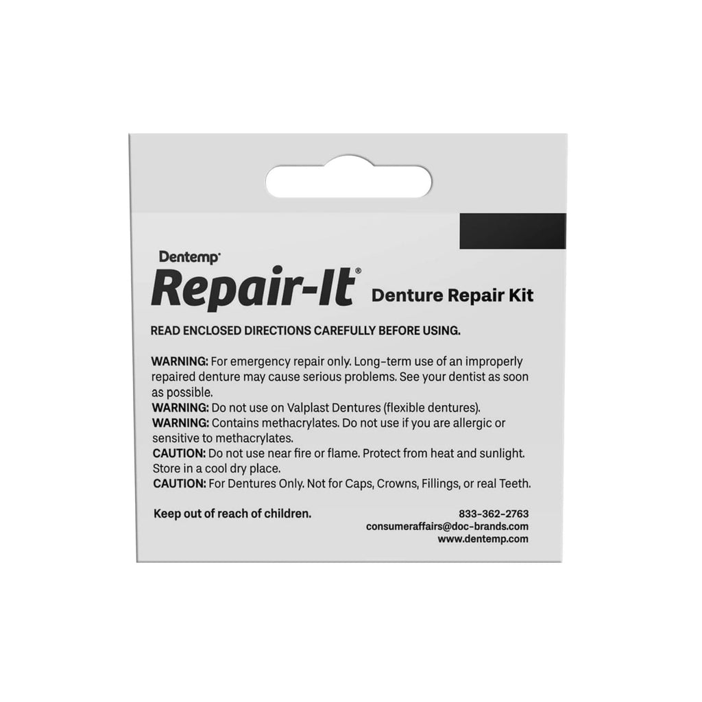 Denture Repair Kit 3 ea Pack of 6 Y4476