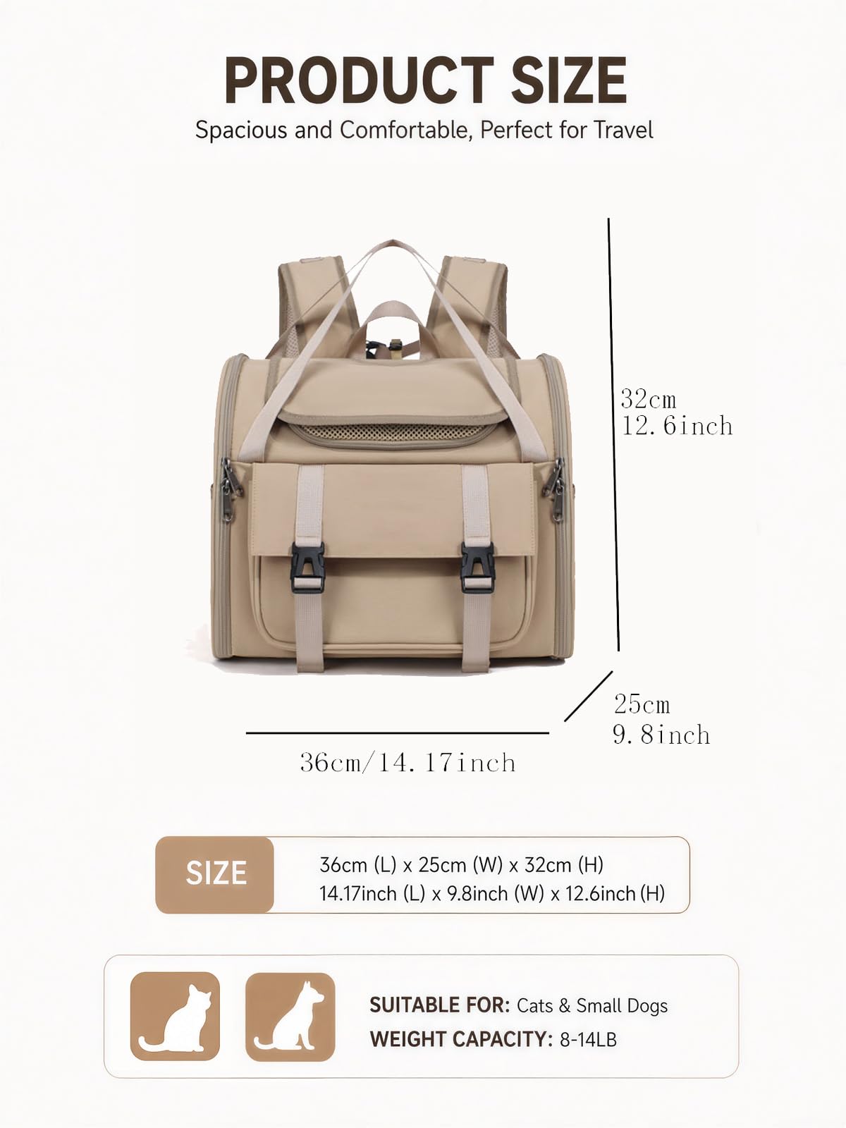 Soft Pet Backpack Carrier H226243