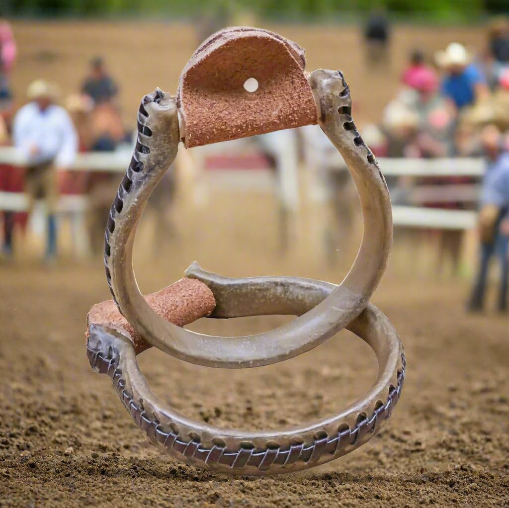 Oxbow Round Metal Western Stirrups N820