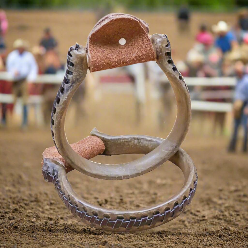 Oxbow Round Metal Western Stirrups N820