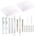 White RV Vent Lid Replacements 2-Pack D192