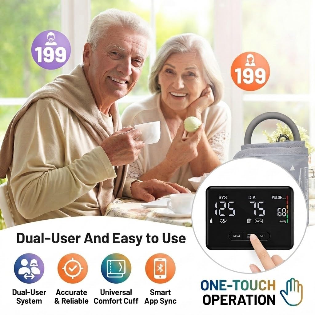 Smart Upper Arm Blood Pressure Monitor F2515