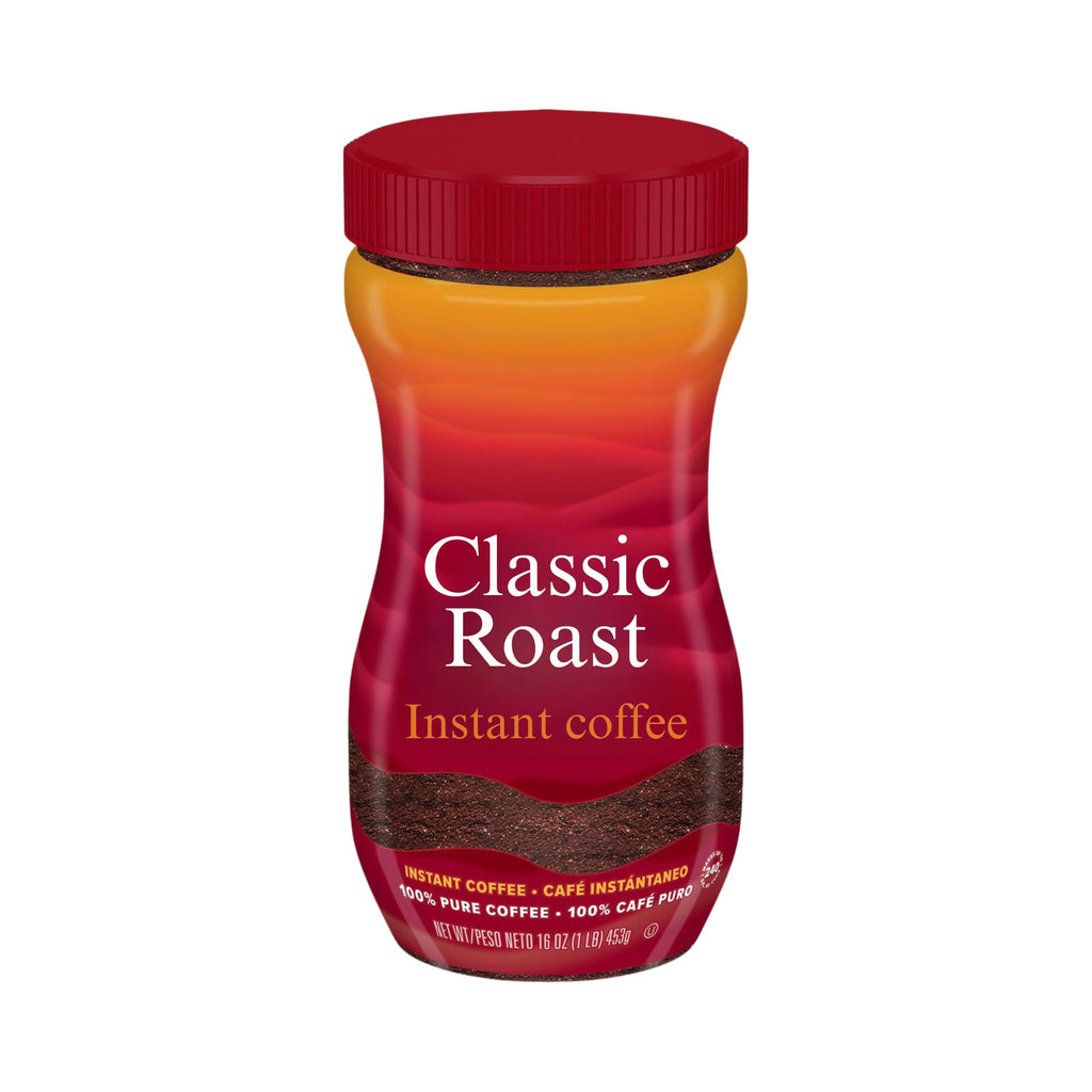 Instant Coffee Crystals Classic Roast 16 oz R16534