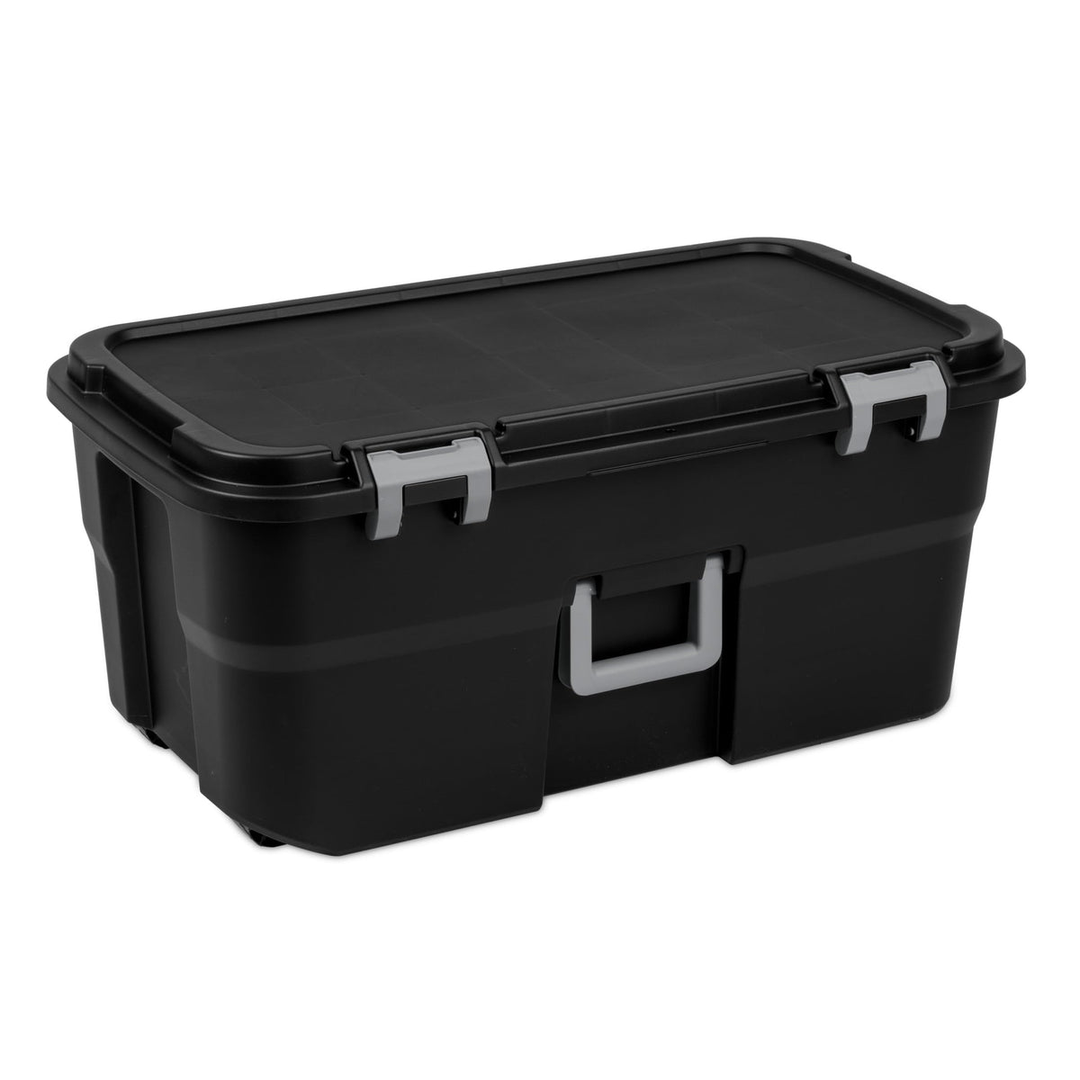 22 Gallon Black Wheeled Storage Trunk B2528