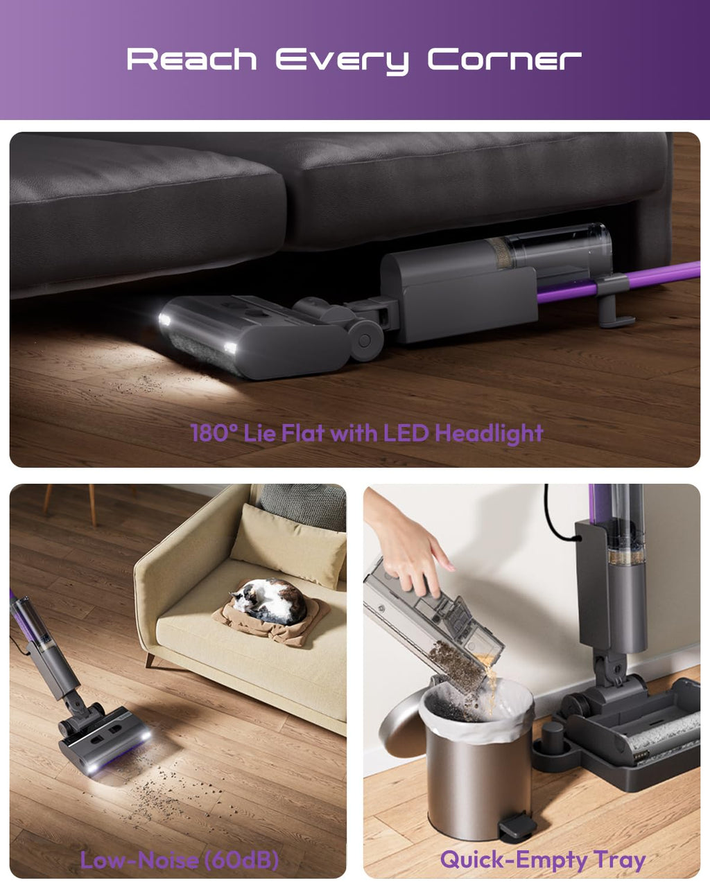 Lightweight 4-in-1 Steam Mop F254