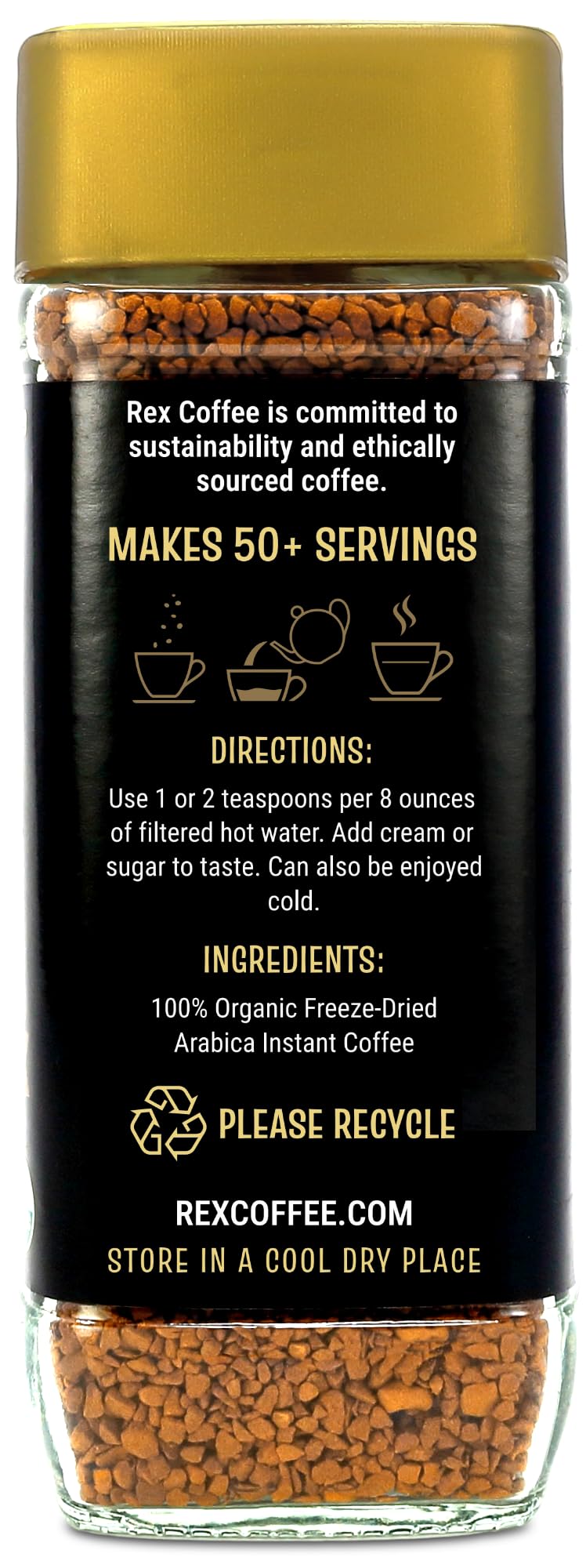 Organic Fairtrade Instant Coffee 3.53 oz F884766