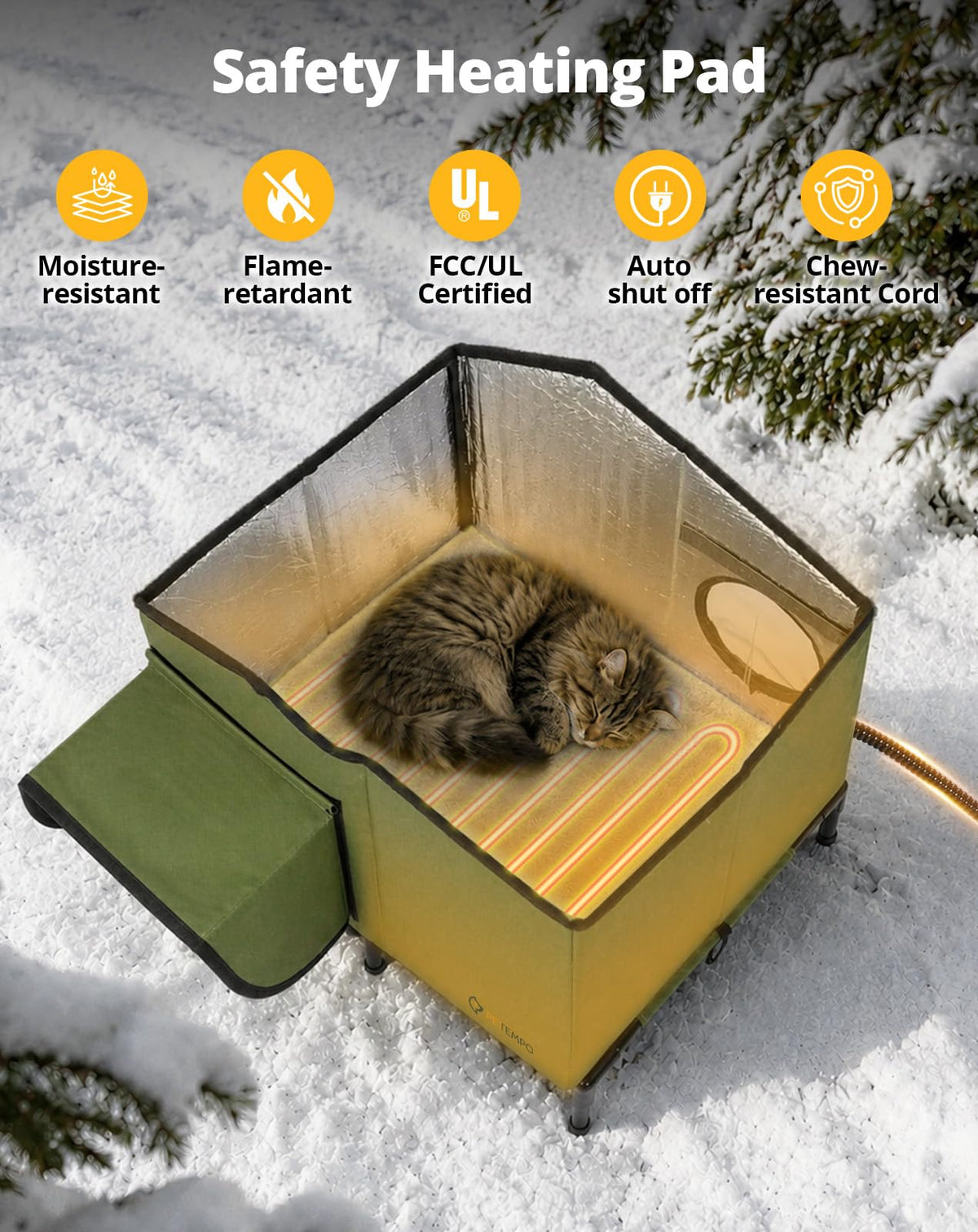 Heated Cat House M5283