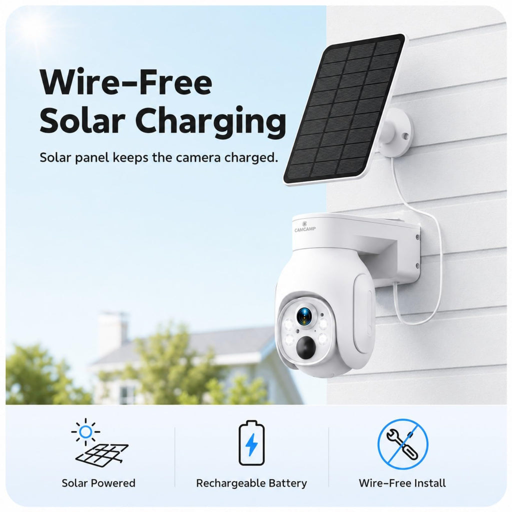 Solar Security Cameras Wireless Outdoor 4 Pack U180