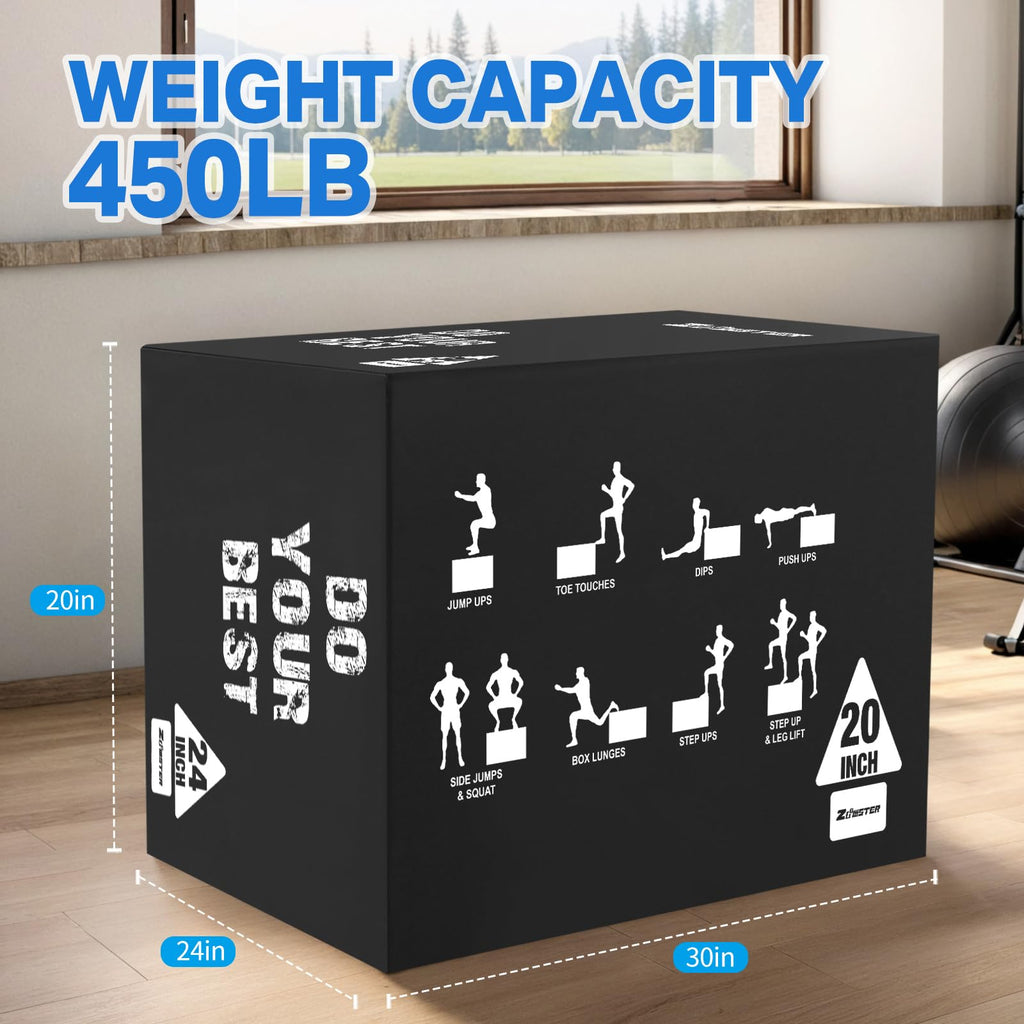 3-in-1 Plyometric Jump Box U536096