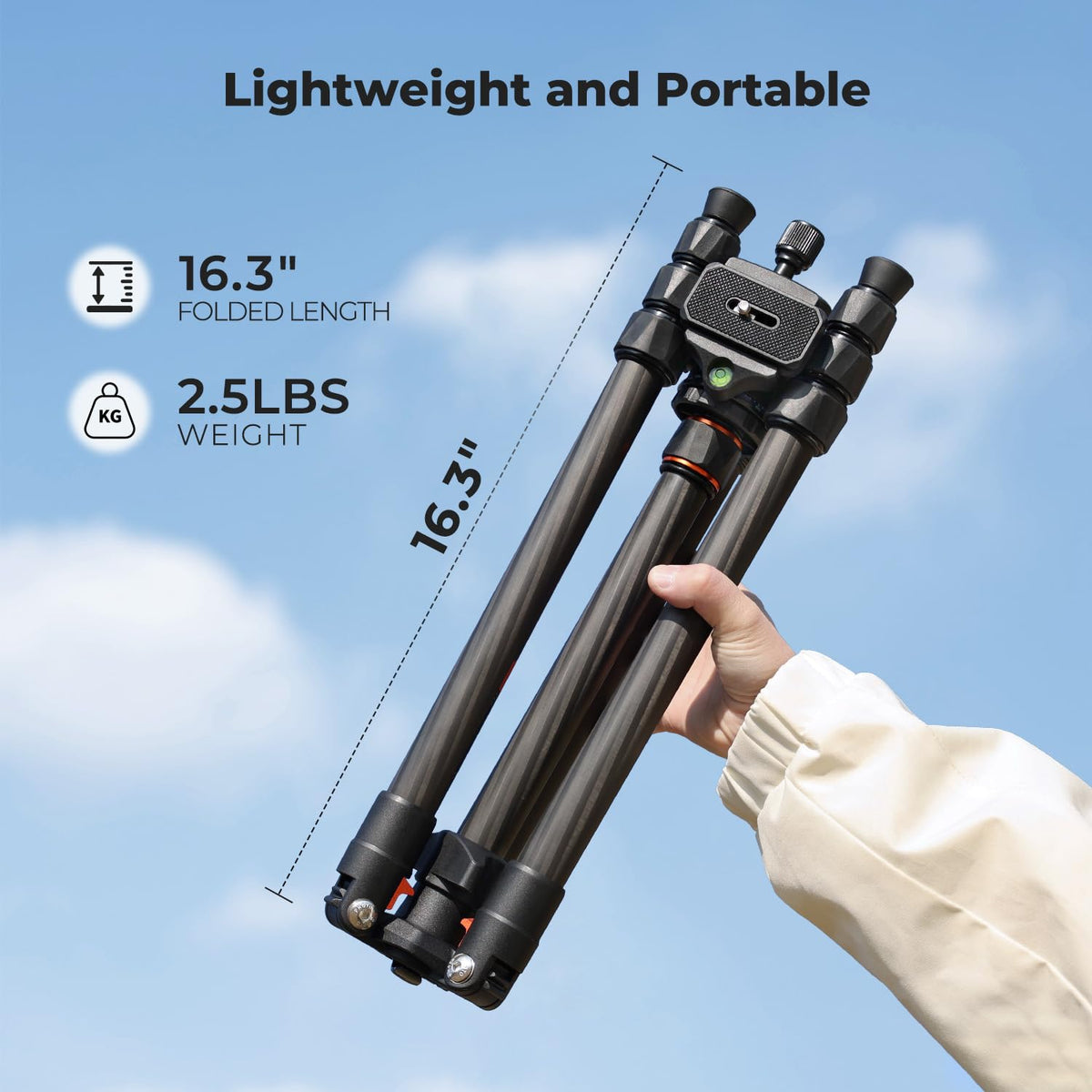 Carbon Fiber Camera Tripod with Ball Head Q815330