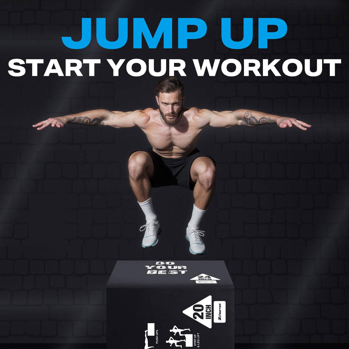 3-in-1 Plyometric Jump Box U536096