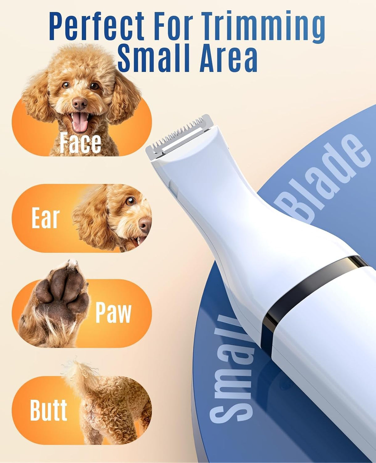 Dog Shaver Clippers and Nail Grinder Paw Trimmer Kit S5505