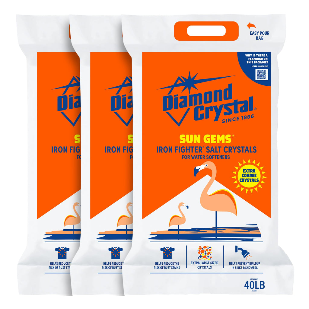 3 Pack Water Softener Salt, 40 Pounds O400