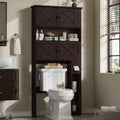 Over The Toilet Storage Cabinet with Doors & Paper Holder H7614