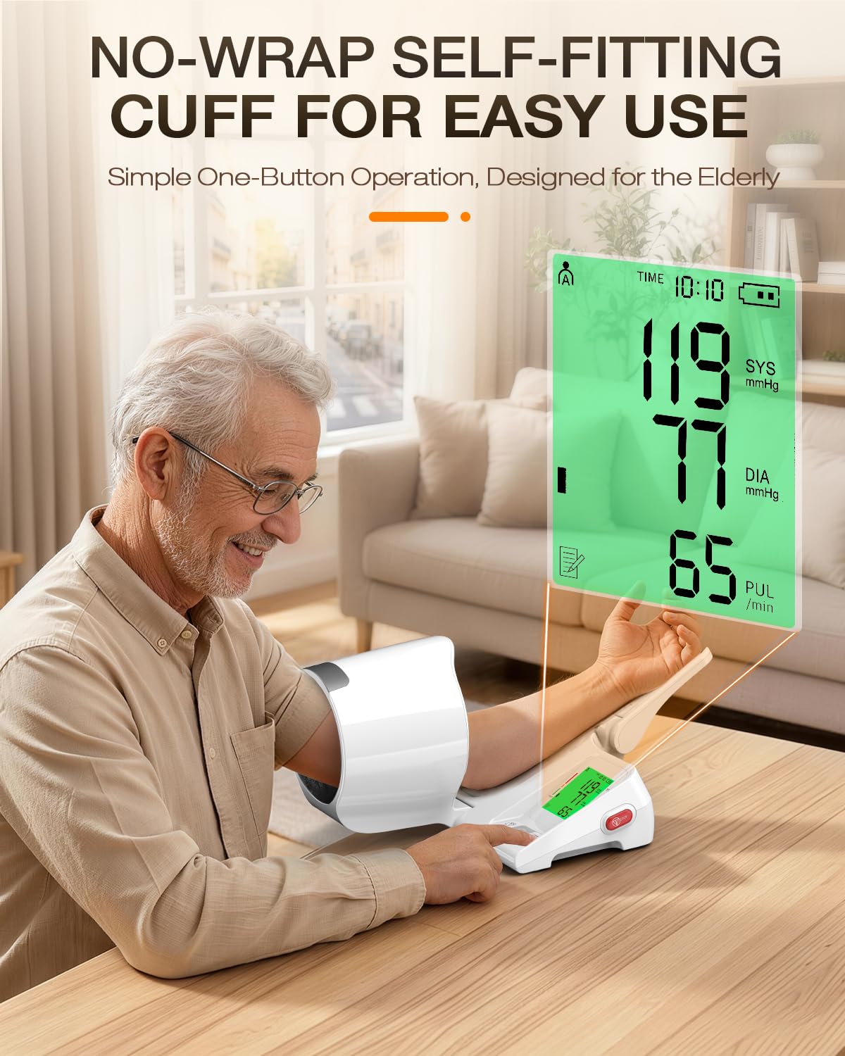 Upper Arm Blood Pressure Monitor Large Z2670