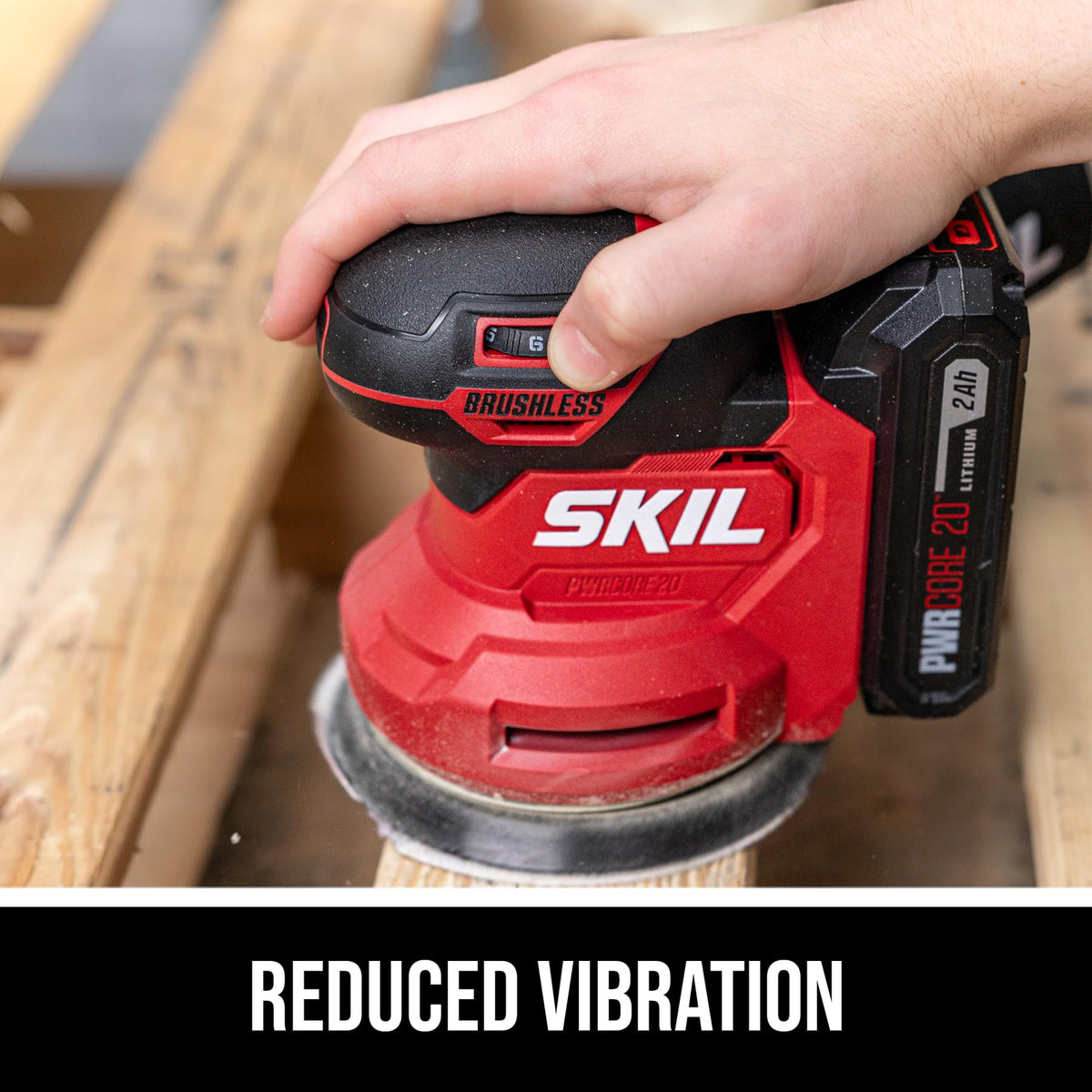20V Brushless Random Orbital Sander Kit with 2.0Ah Battery and Charger L960