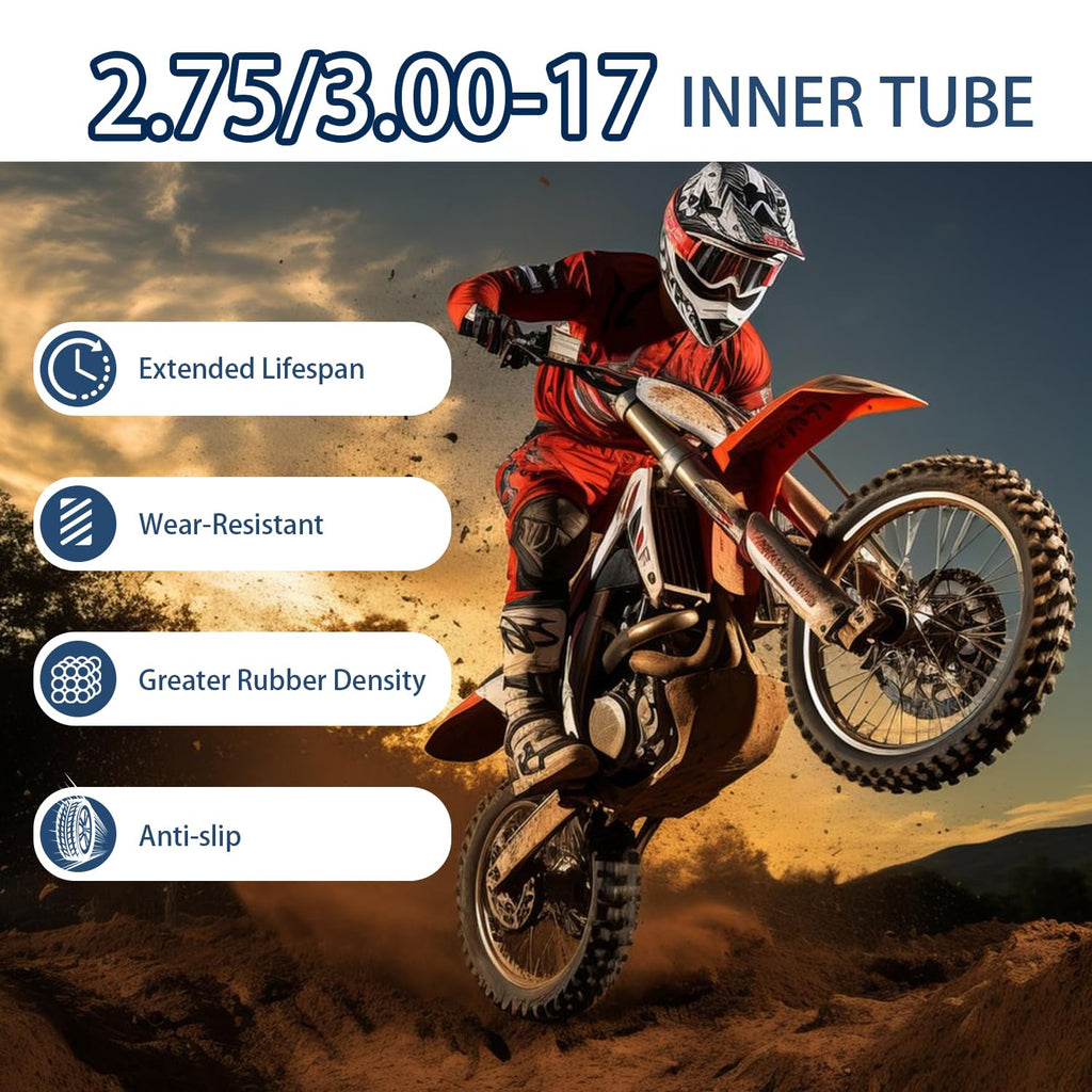 2 Pack 2.75/3.00-17 Heavy Inner Tube V55352