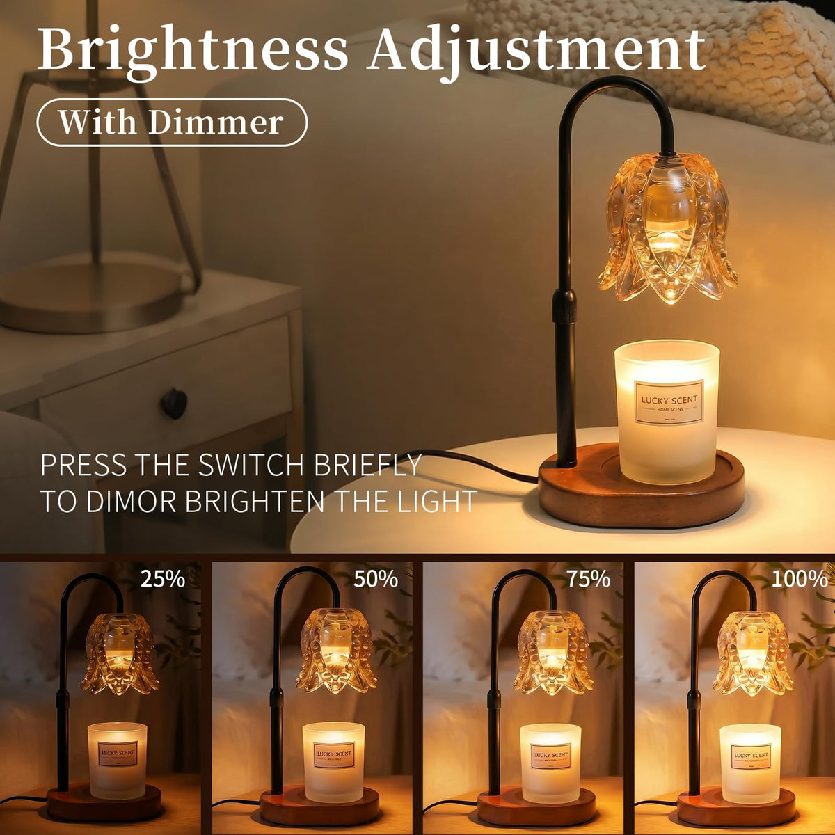 Candle Warmer Lamp with Timer O588223