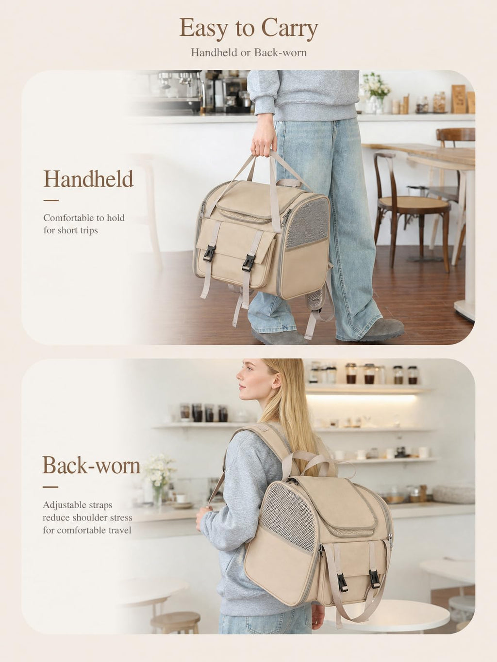 Soft Pet Backpack Carrier H226243