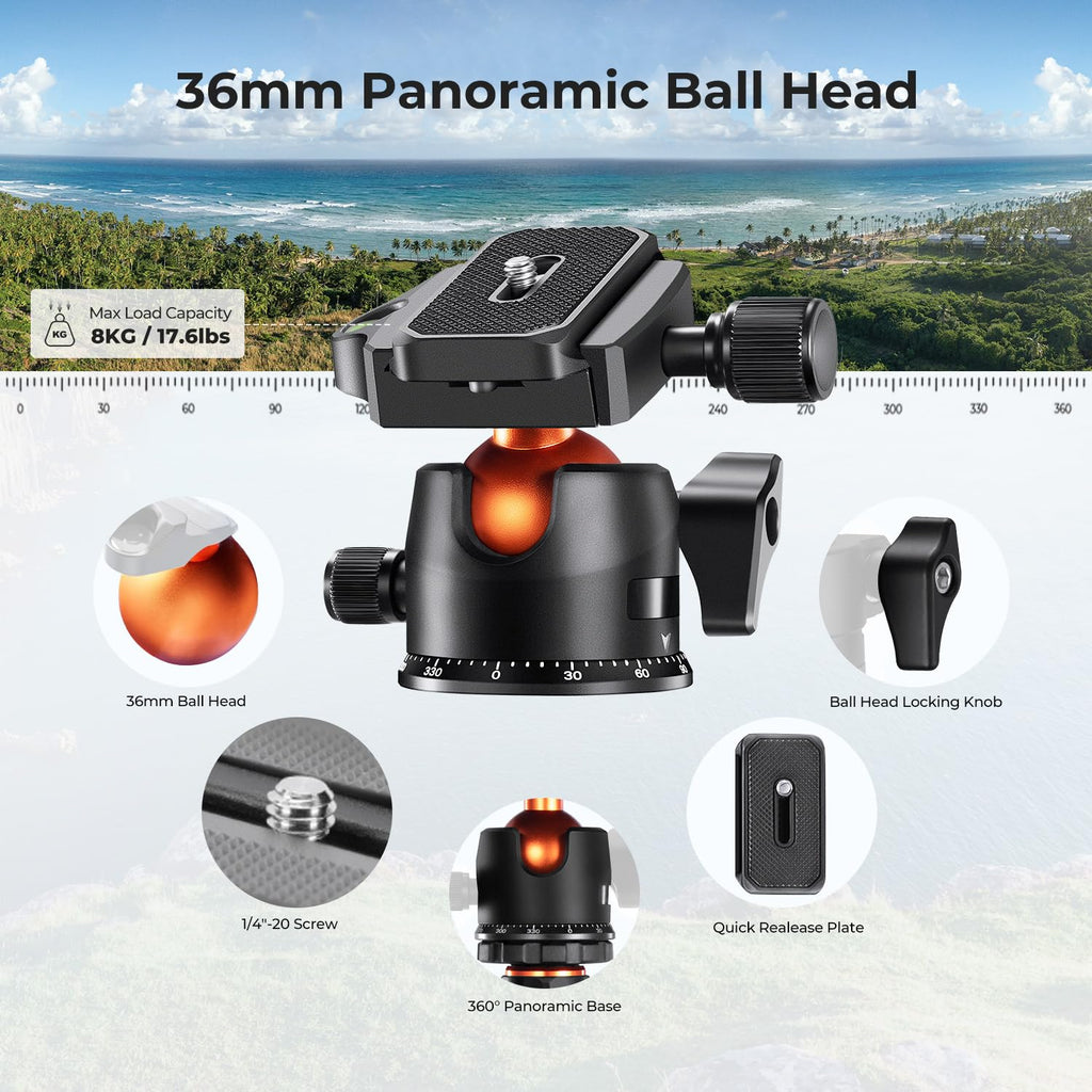 Carbon Fiber Camera Tripod with Ball Head Q815330