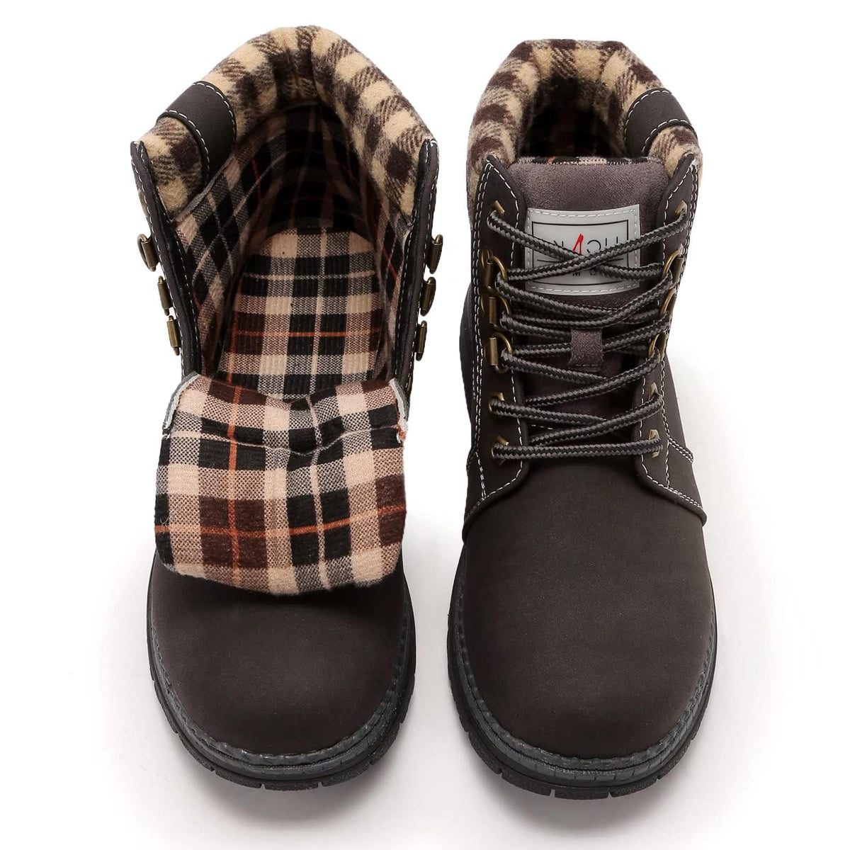 Waterproof Lightweight Fur Lined Hiking Boots A3302