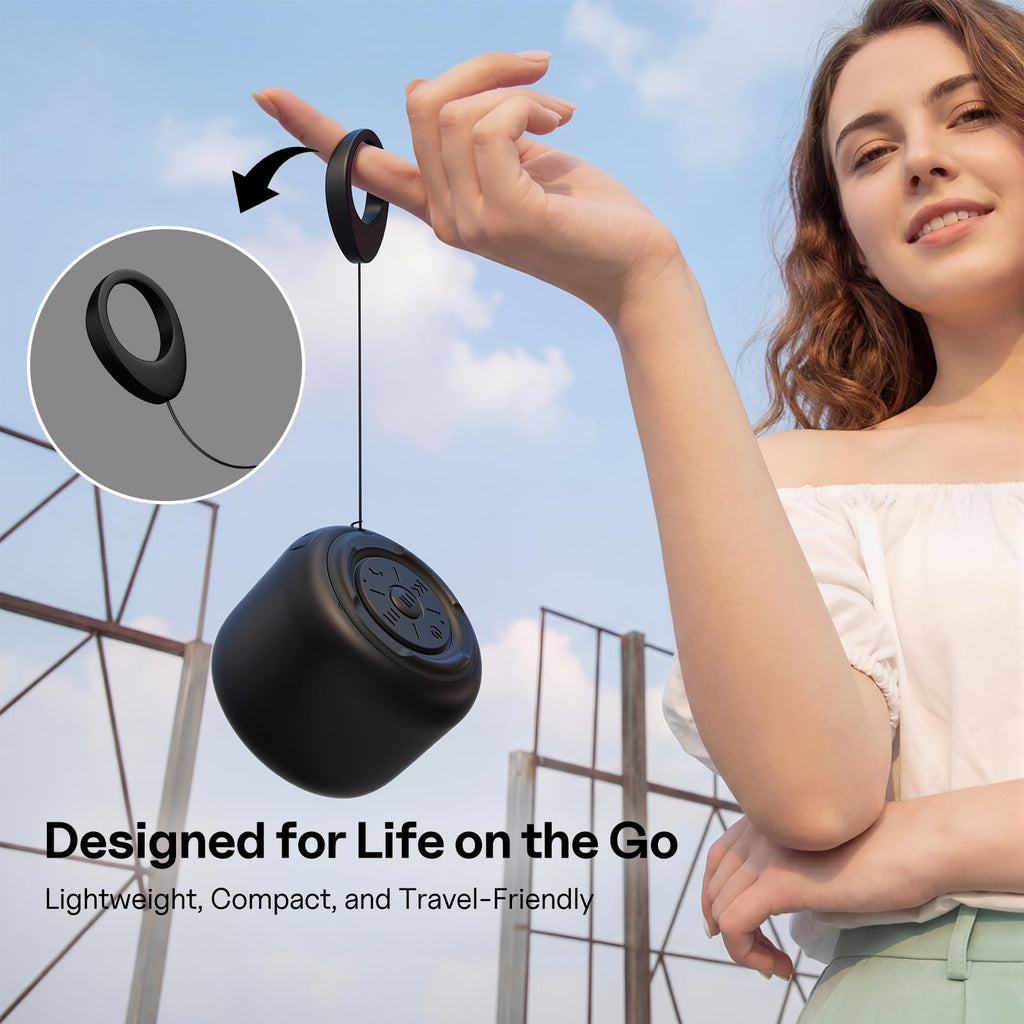 Portable Bluetooth Speakers with Strap Black A54098