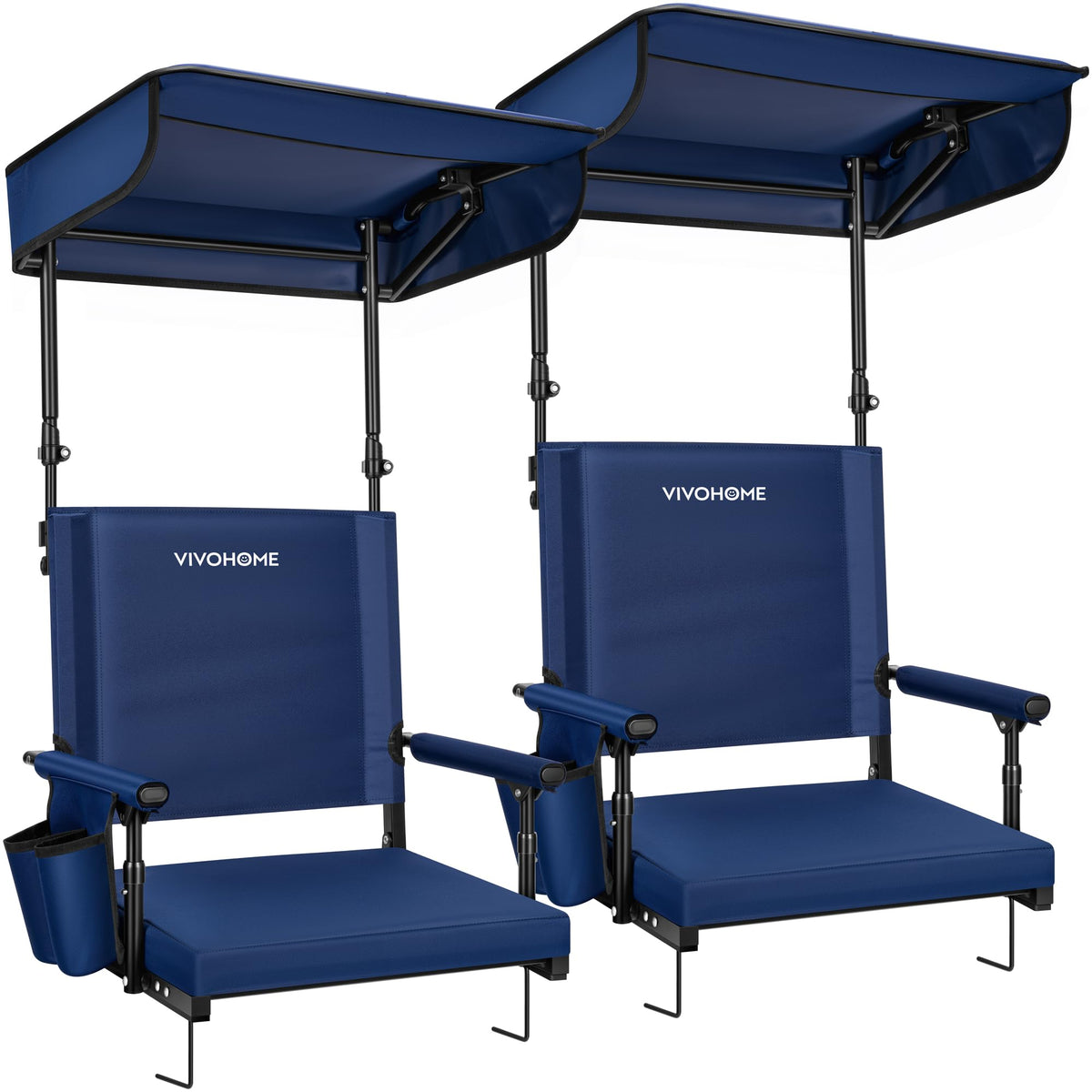 Stadium Seat with Sunshade Canopy and Back Support Z431
