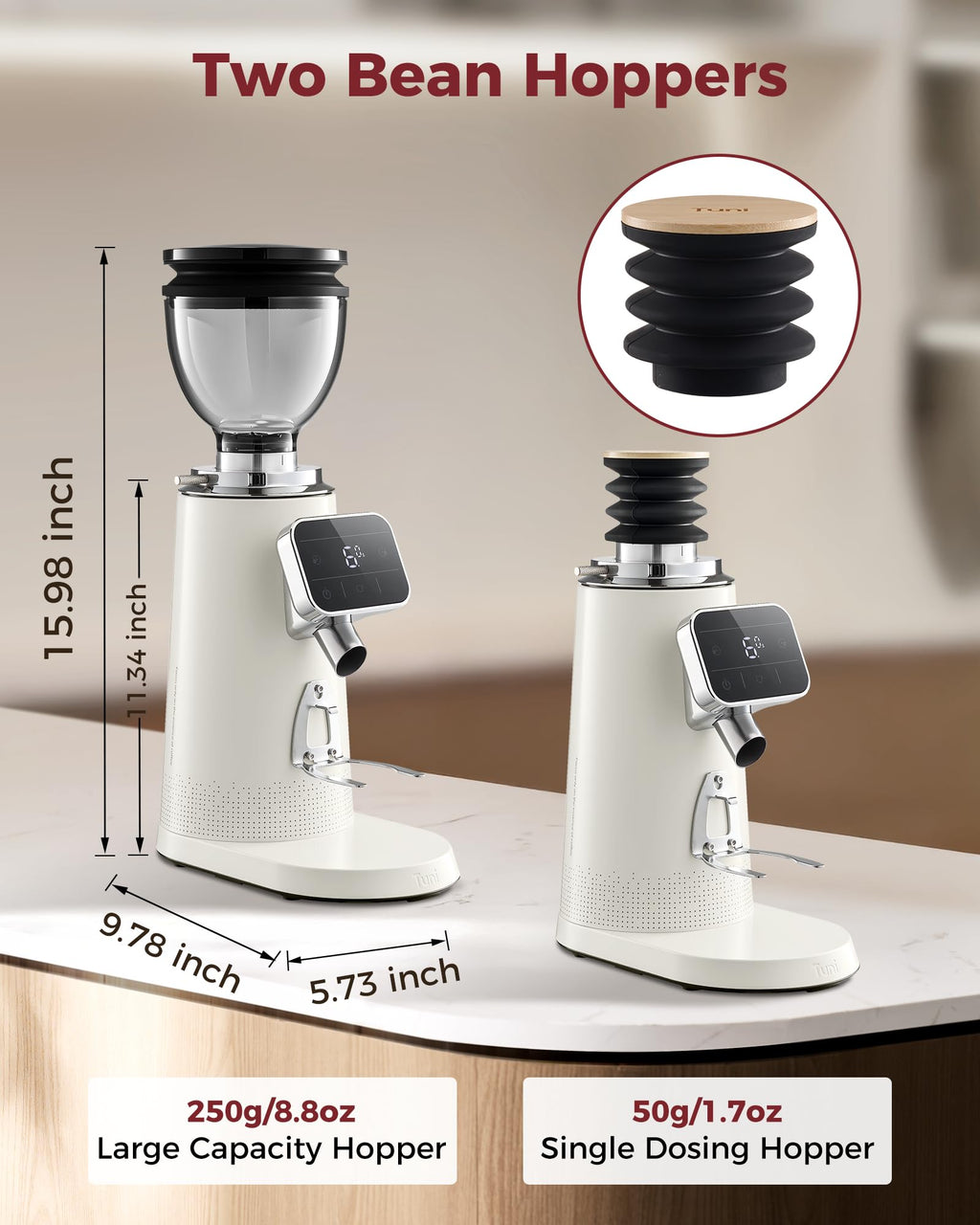 64mm Flat Burr Coffee Grinder M503