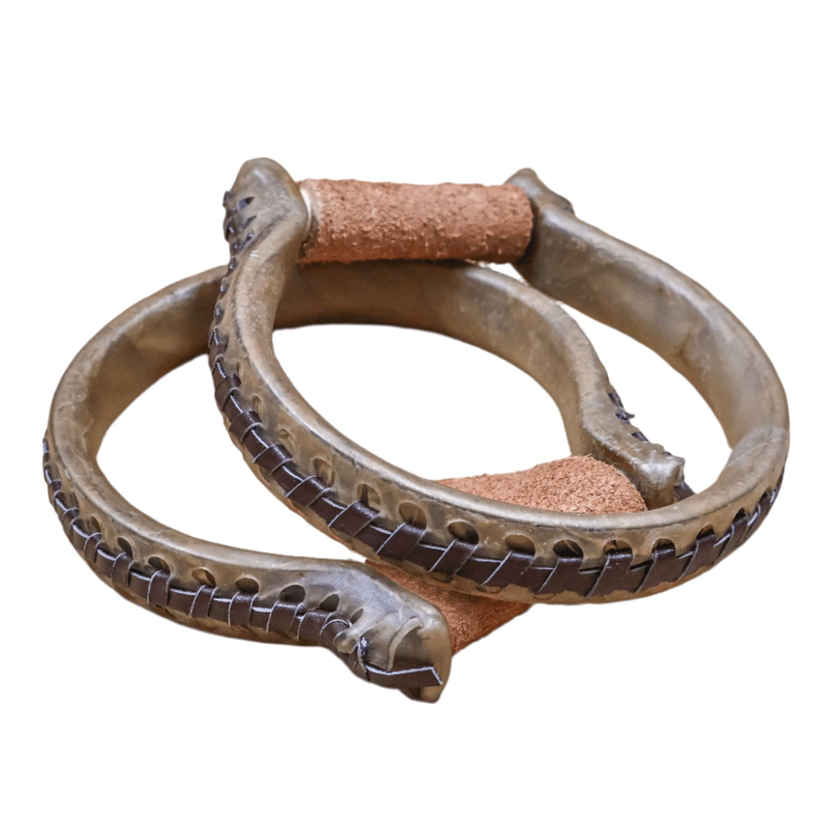 Oxbow Round Metal Western Stirrups N820