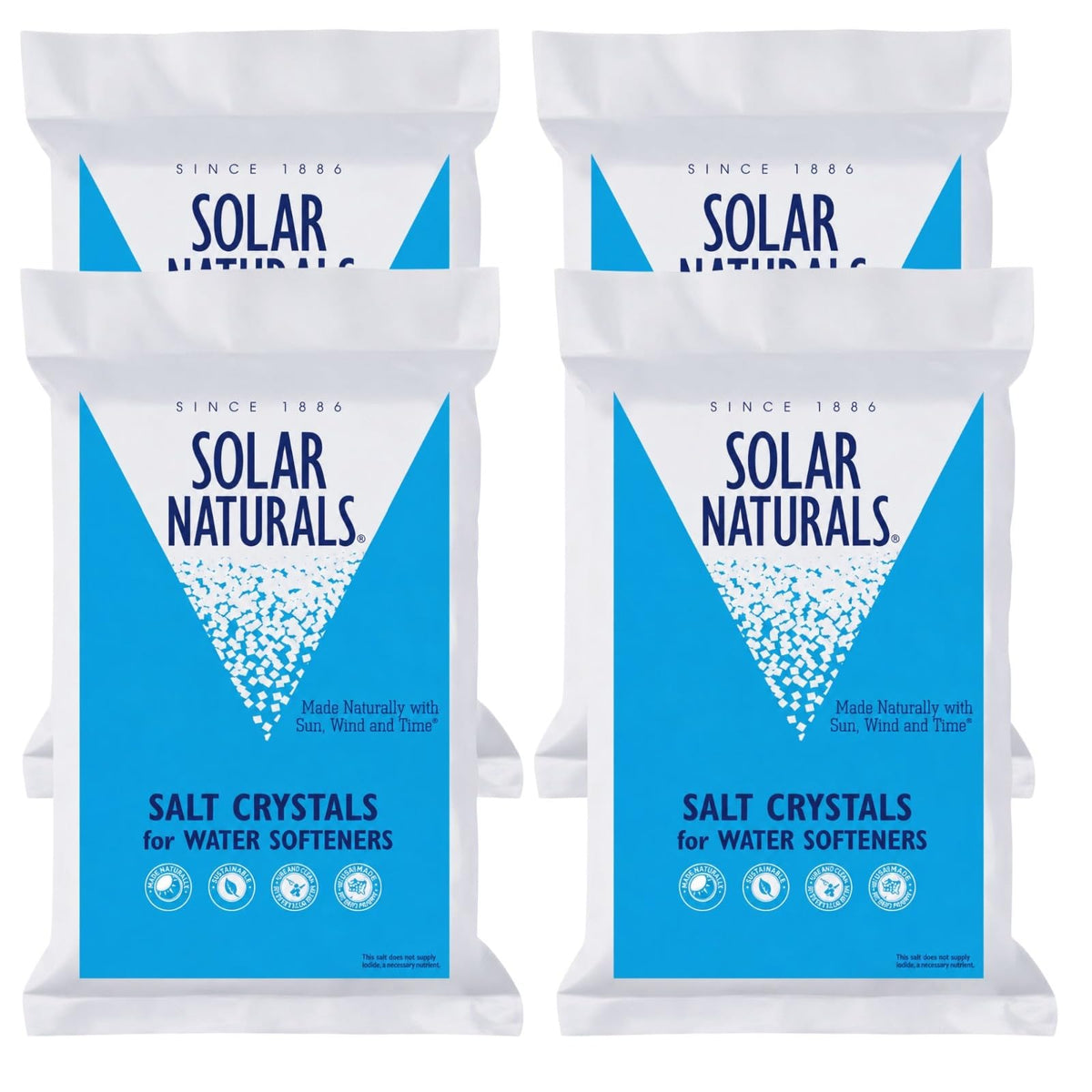 Natural Salt Crystals 40lb 4-Pack Q7534