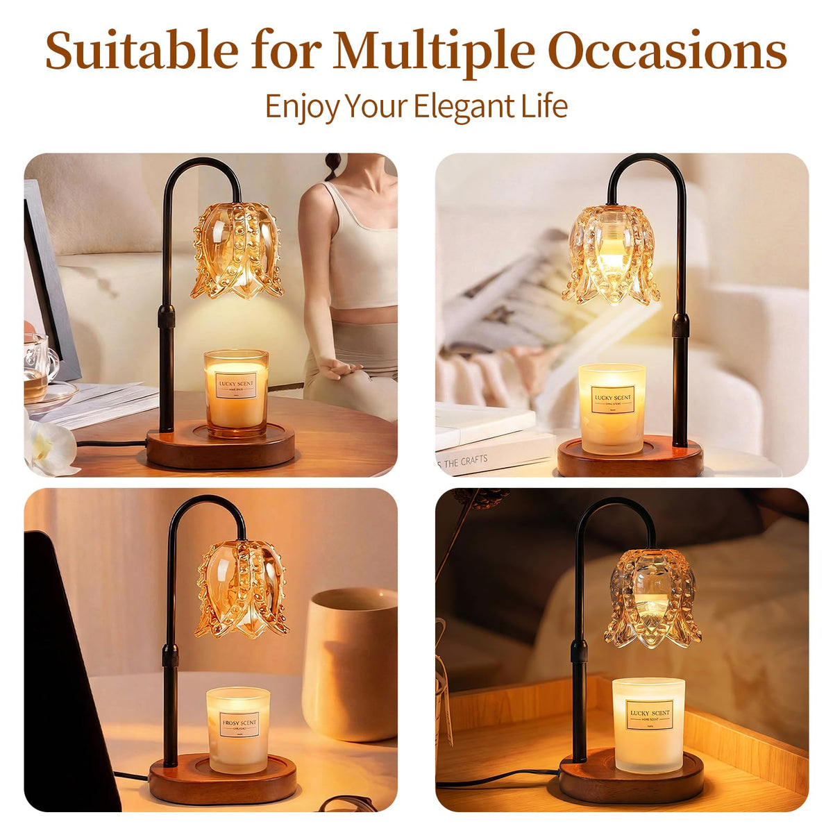 Candle Warmer Lamp with Timer O588223