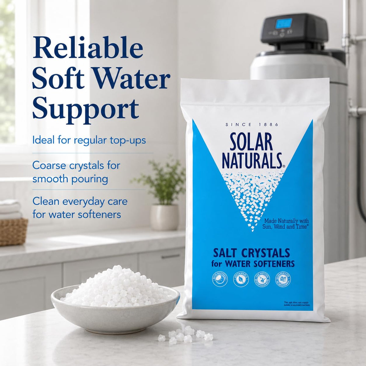 Natural Salt Crystals 40lb 4-Pack Q7534