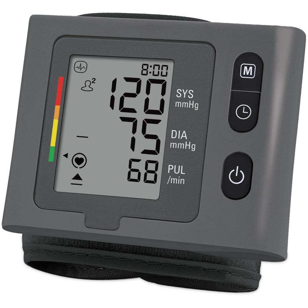 Wrist Blood Pressure Monitor, 2 Users, 198 Measurements D418