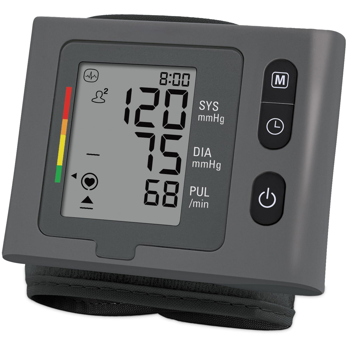 Wrist Blood Pressure Monitor, 2 Users, 198 Measurements D418